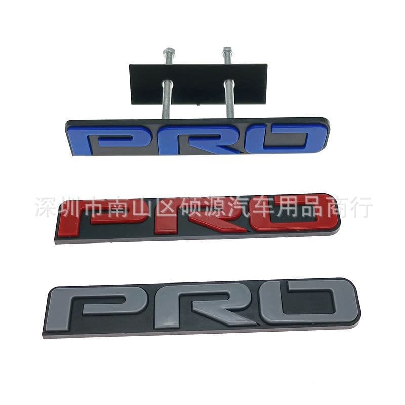 Suitable for TOYOTA TRD PRO Tacoma Tacoma Supertan road mesh grille three-color car label modification