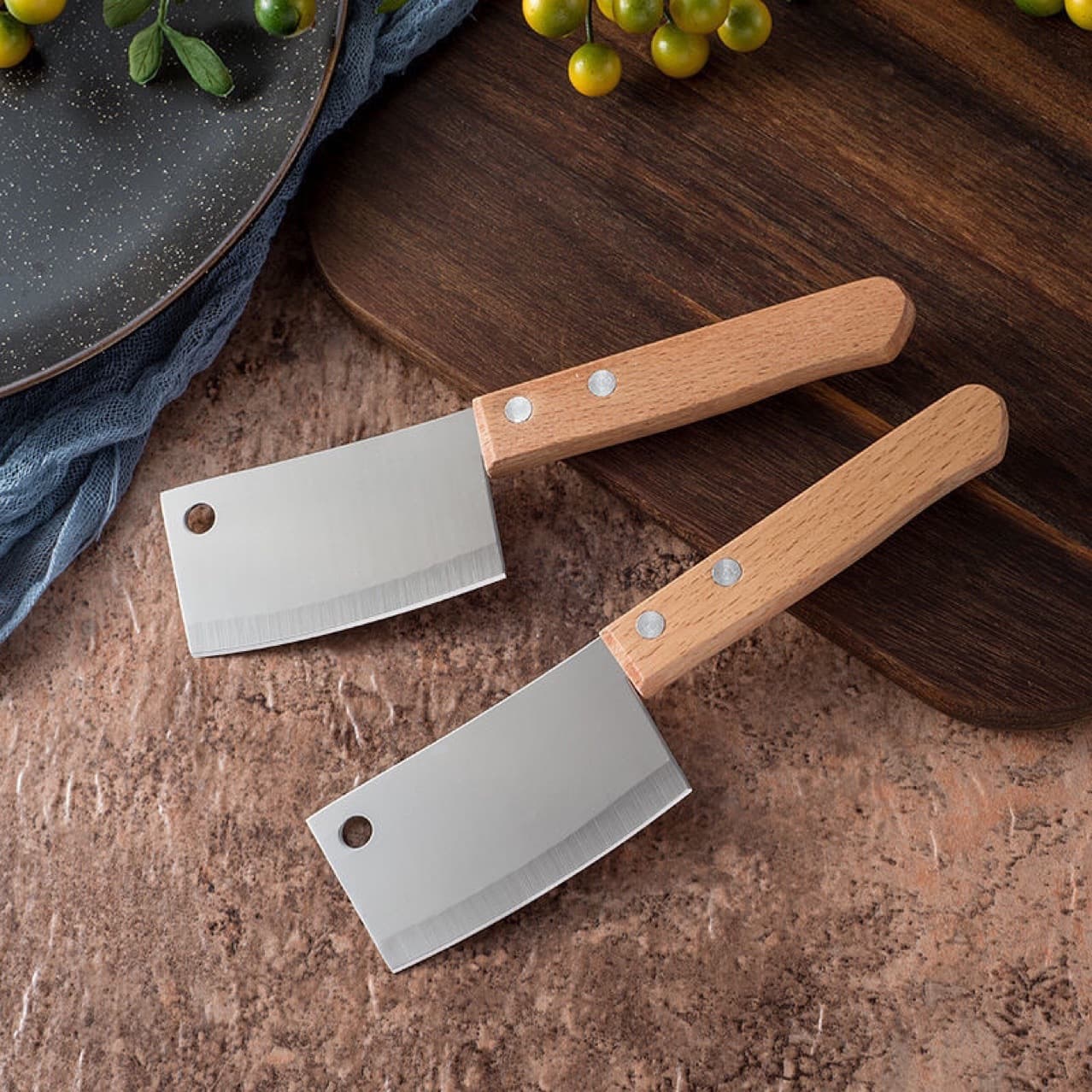 Mini Cheese Knife Butter Knife BBQ Fruit Knife Steak Knife Kitchen Tools Multifunctional Cheese Cutter Modern Simple Style