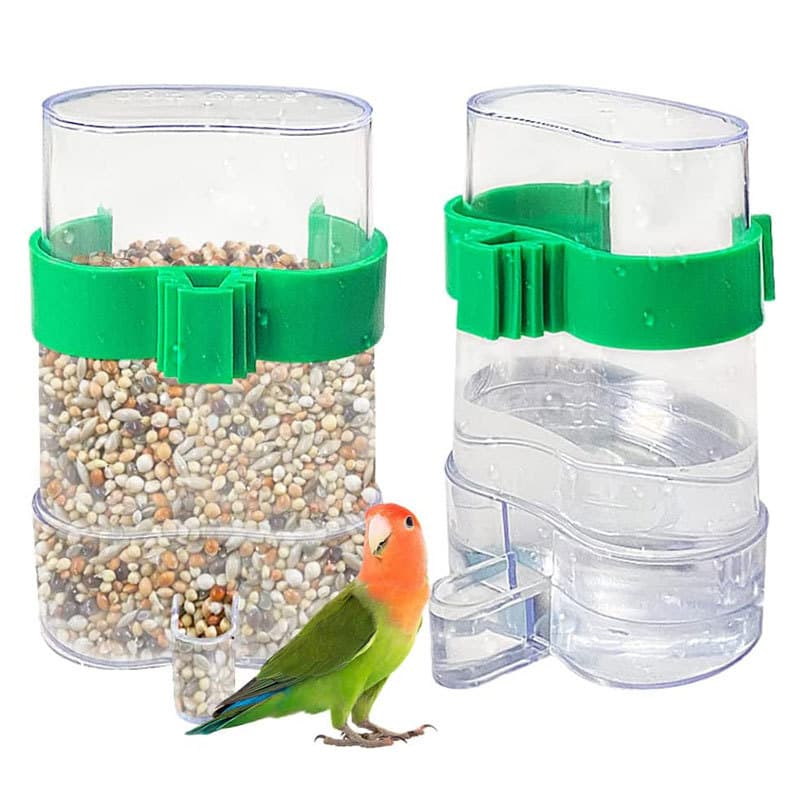 Bird Pigeon Waterer Automatic Water Dispenser Parrot Feeder Bird Food Trough Quail Bird Waterer