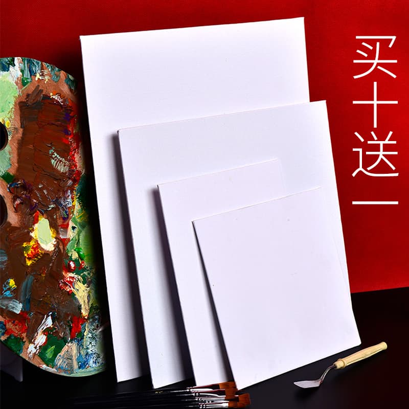 Manufacturer wholesale paper oil painting board children's acrylic painting board small canvas board pigment cloth board without frame oil painting
