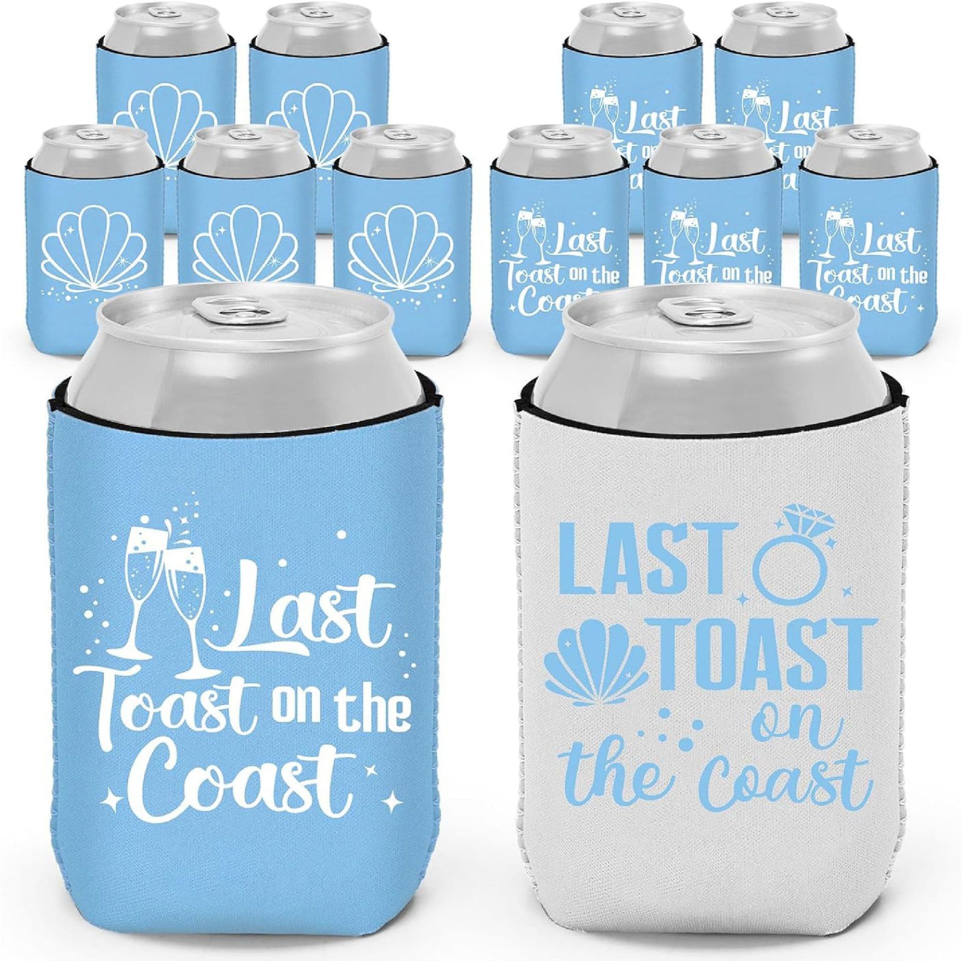 Cross-border Supply of Neoprene Sleeves for Beer and Cola Cans, Insulated Sleeves with Base, Soda Can Protectors