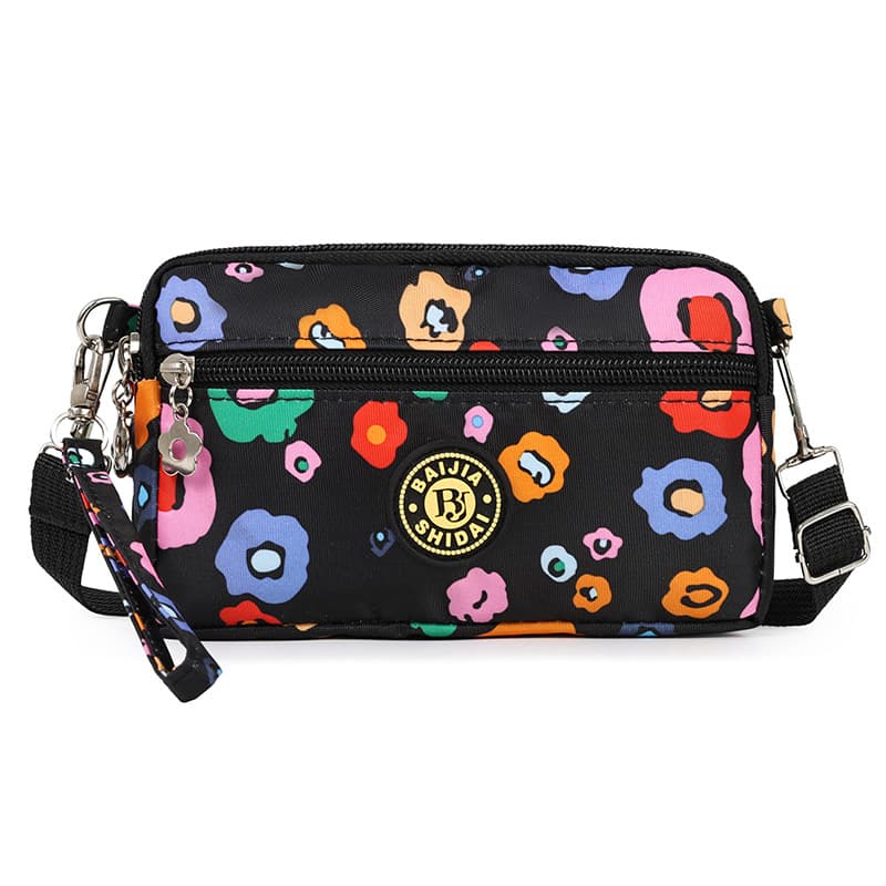 Women's floral bag manufacturer, mommy coin purse, casual shoulder bag, floor stall bag, mobile phone bag, arm bag, cash register bag