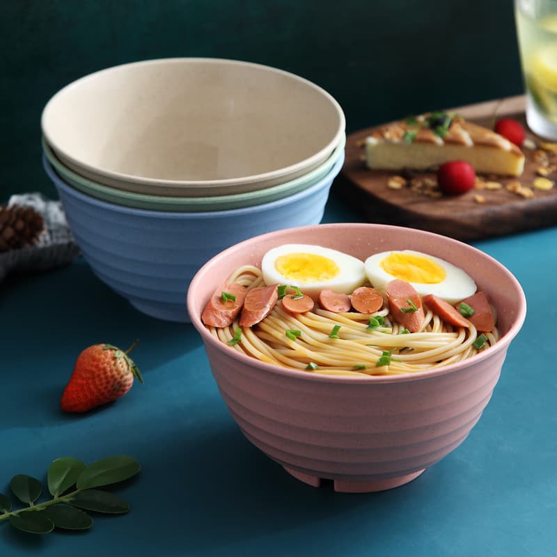 Japanese ramen bowl single household creative elevated bowl rice bowl eating instant noodle bowl Nordic tableware large soup bowl noodle bowl