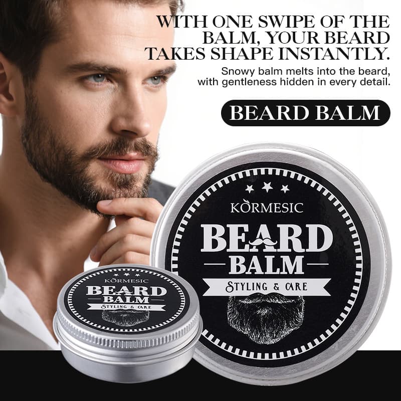 KORMESIC Beard Balm Moisturizing Safe Beard Care Cross-border Factory Wholesale