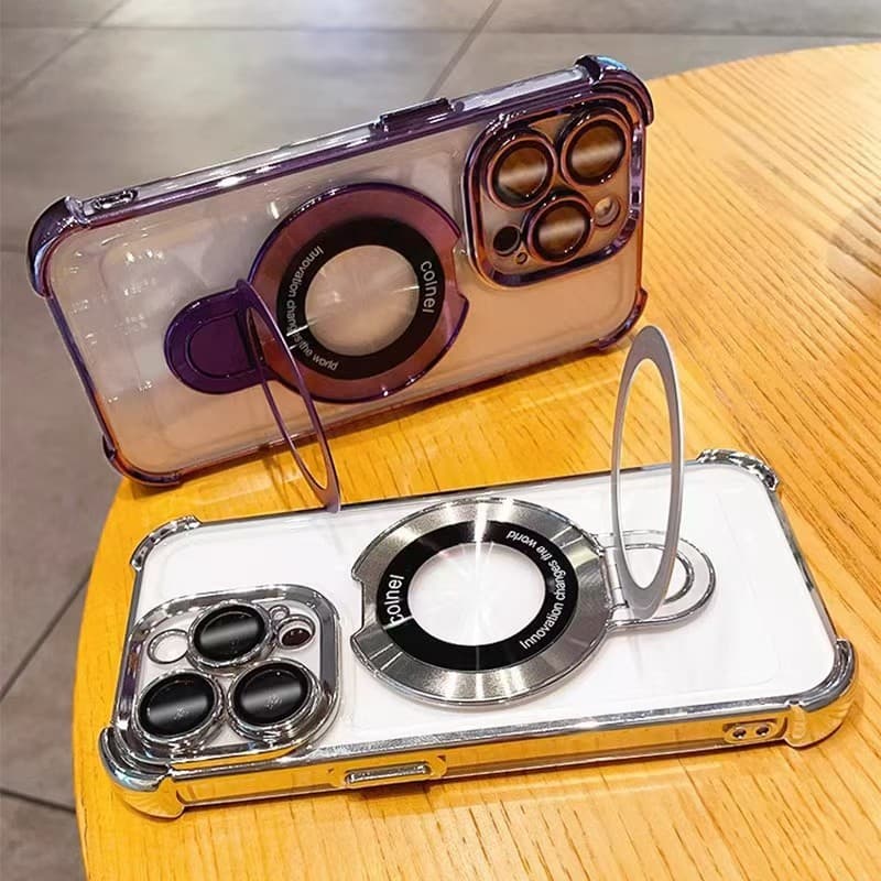 U-Shield Phone Holder Adhesive Ring Stand Multi-Function Lazy Bracket Magnifier Metal Bracket Magnetic Magsafe