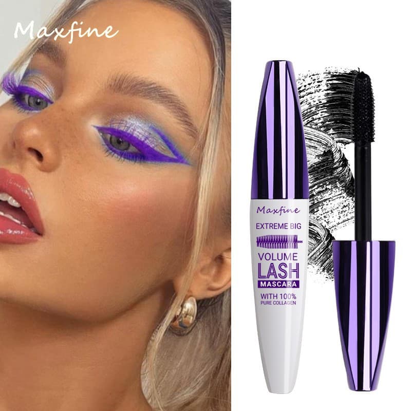 MAXFINE 5D Volumizing Mascara Set Wholesale Primer Long-Lasting Smudge-Proof Lengthening Curling Styling New