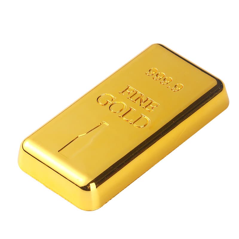 New Magnetic Gold Bar Bottle Opener, Simulated Gold Bar Brick Beer Opener, Decorative Gold Silver Bar Wine Opener