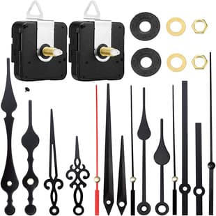 Cross-border in-stock DIY clock movement 2 sets sweep silent clock movement wall clock movement 5 sets metal hands