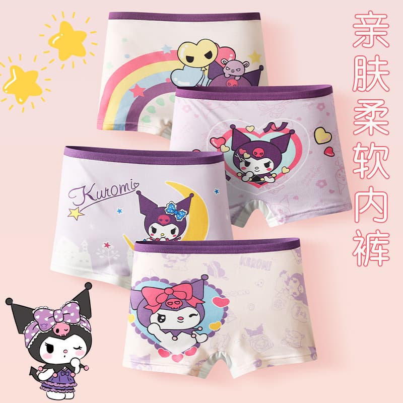 Cross-border Southeast Asian girls' underwear foreign trade manufacturer boxer shorts cartoon small, medium and large children's underwear