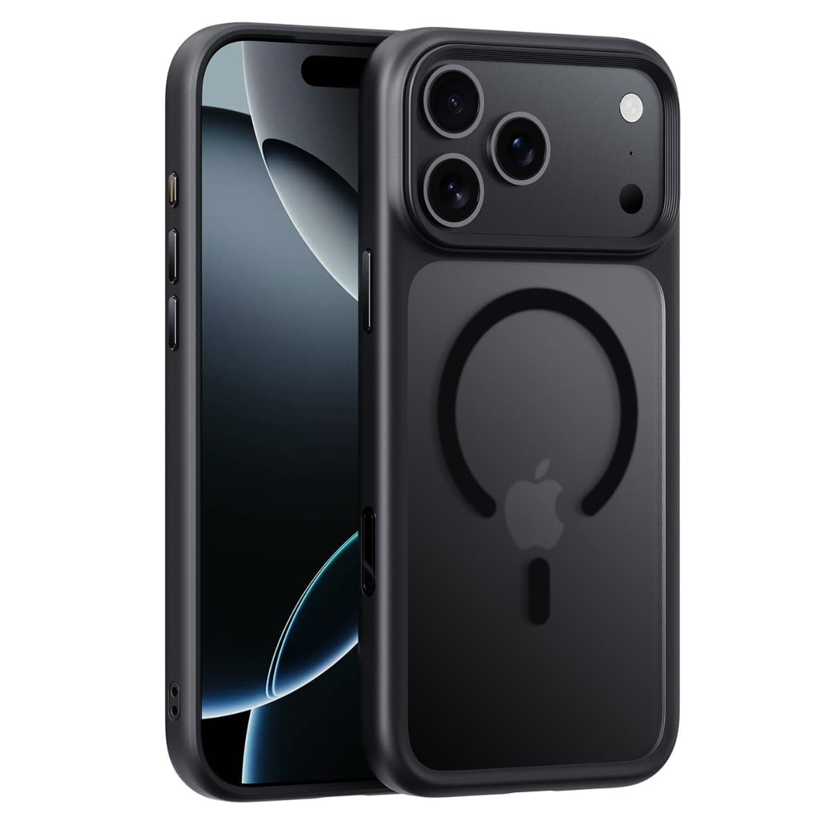 iPhone 17 Air Phone Case Frosted Magnetic AI Button Case Compatible with Apple iPhone 17 Pro Max Protective Cover
