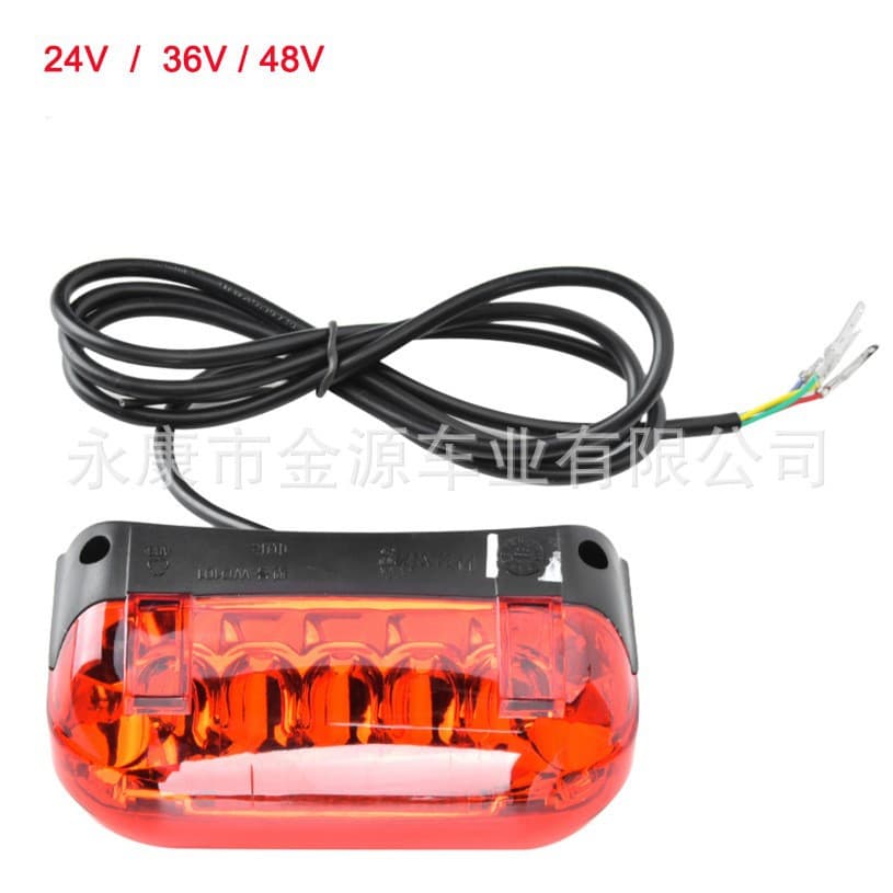 Motorcycle 2-in-1 Tail Light and Brake Light for Electric Bicycle Scooter
