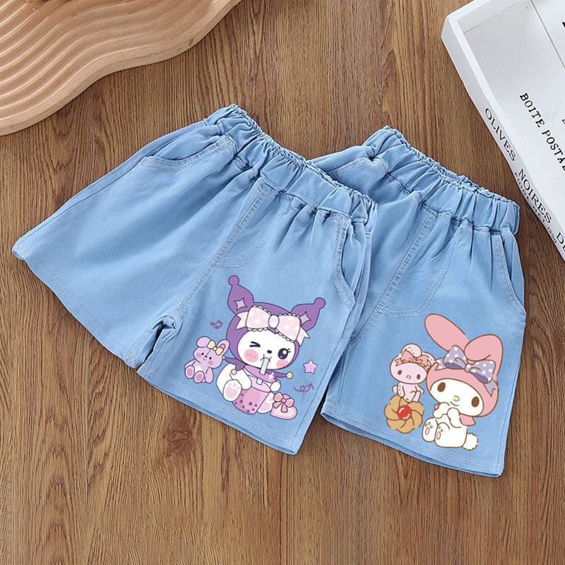 Girls Denim Shorts for Toddlers, Thin and Loose Summer Style for Baby Girls