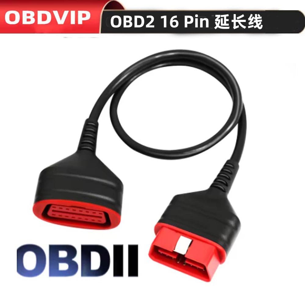 OBD2 16Pin Extension Cable thinkdiag 30CM for Xtool Launch X431 Devices