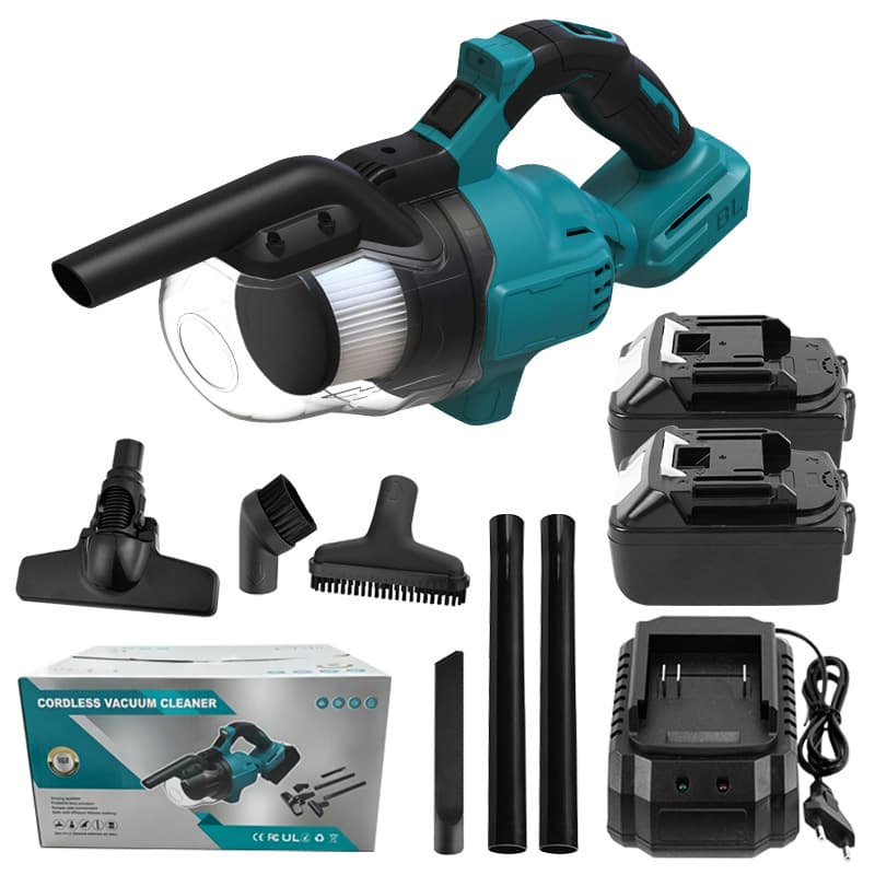 Industrial-Grade Cordless Lithium Vacuum Cleaner, High-Efficiency Dust Removal, High-Power Handheld, Anti-Mite, Compatible with Makita Battery