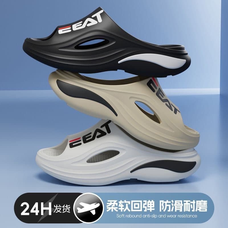 EVA Men's Sandals for Summer Home, Sports, and Beach Dual-Use, Thick-Sole Anti-Slip & Odor-Resistant