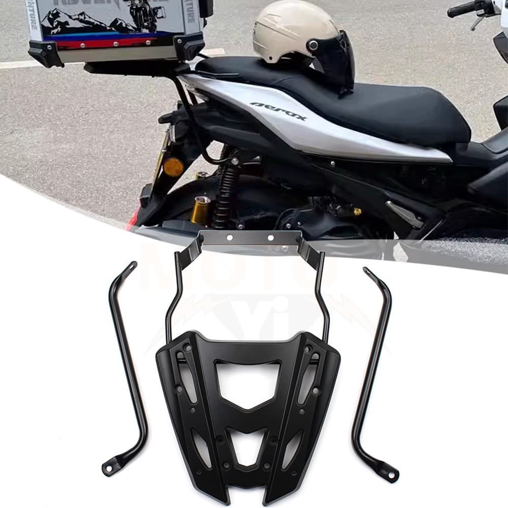 Compatible with Yamaha NVX155 AEROX155 Motorcycle Rear Luggage Rack Aluminum Alloy Rear Travel Rack Supports Top Box