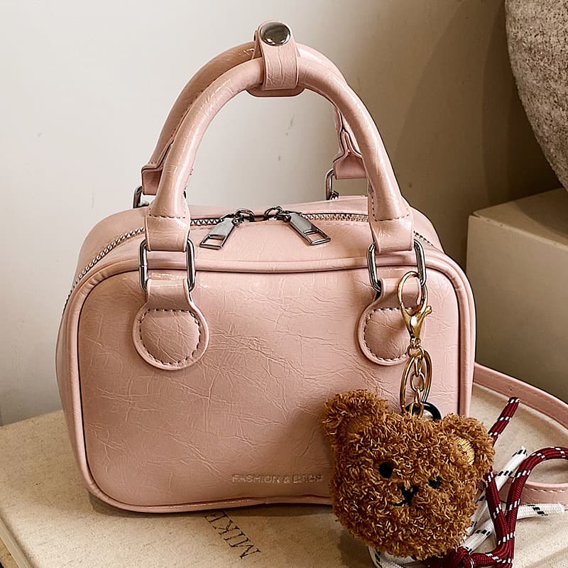 Trendy and Simple Handbag for Women, 2026 Spring New Style, Retro Small Square Bag, Unique Shoulder and Crossbody Bag