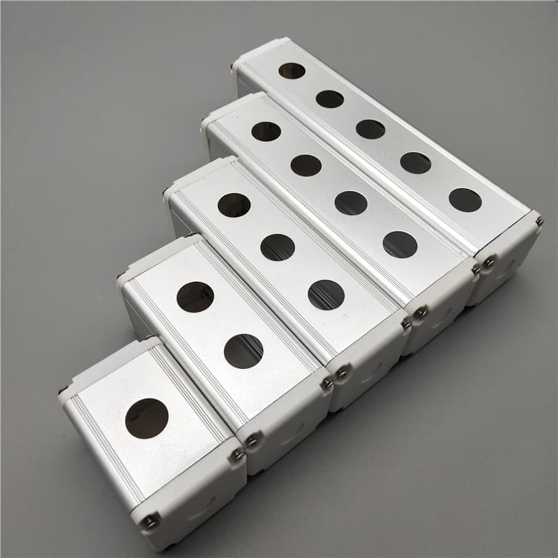 Waterproof Metal Push Button Switch Box Indicator Light Waterproof Box Emergency Stop Control Box Cast Aluminum Alloy Control Box