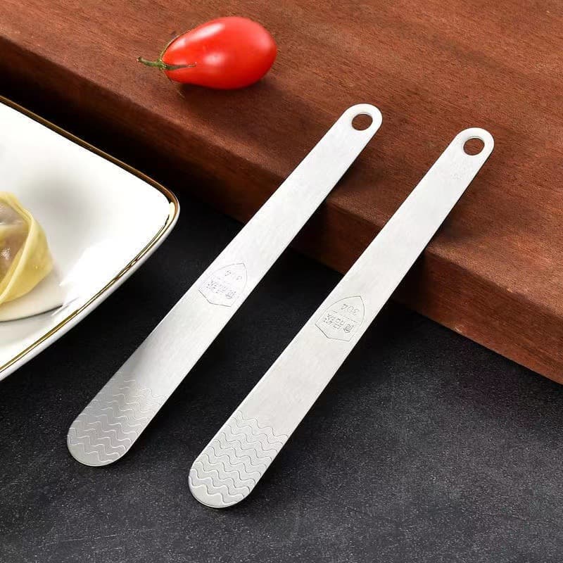 Stainless Steel Dumpling Spoon, Dumpling and Wonton Maker, Filling Mixing and Scooping Tool