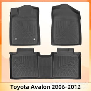 For Toyota Avalon 2006-2012 3D All-Weather TPE Floor Mats and Trunk Mat