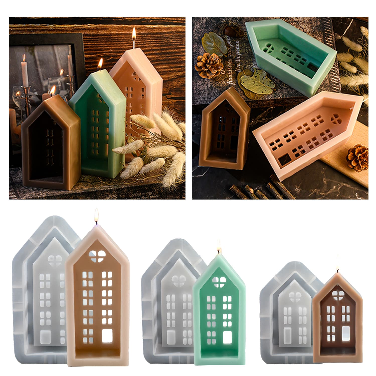 Delicious DIY Silicone Mold for Cake and Aromatherapy Candles Ideal for Home Decorations and Clay Pottery