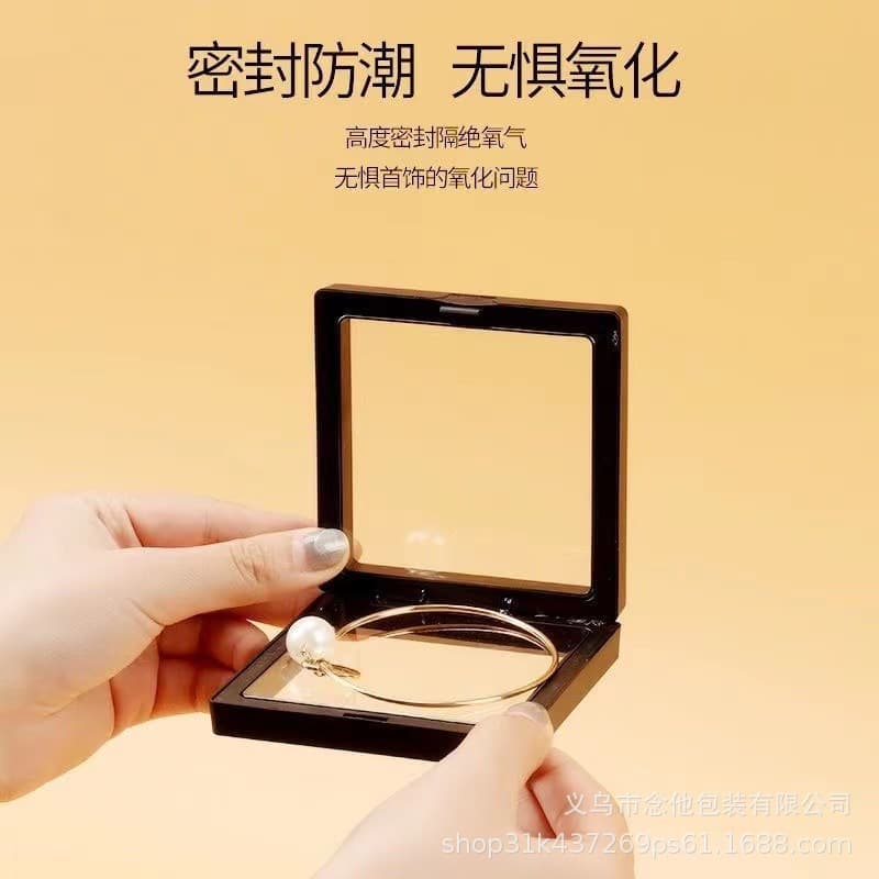Transparent PE Film Display Box Floating Packaging Box Jewelry Box Bracelet Jewelry Box Gift Box