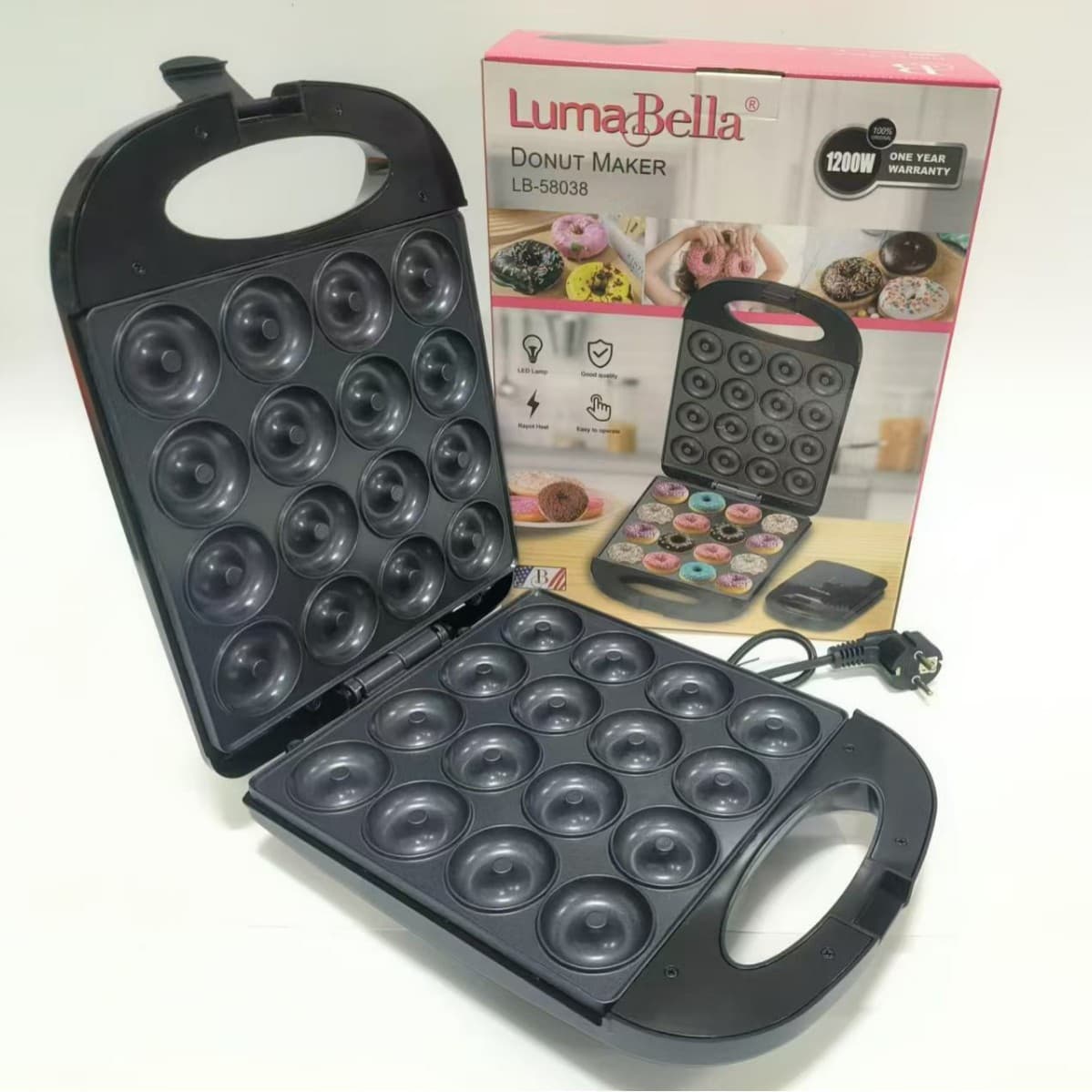 16-Hole Donut Maker Electric Cake Machine Donut Maker