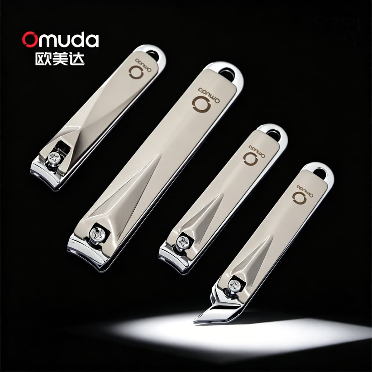 Omeda's new nail clippers large, medium and small, oblique mouth, adult nail clippers, portable ingrown toenails, special nail clippers, sharp