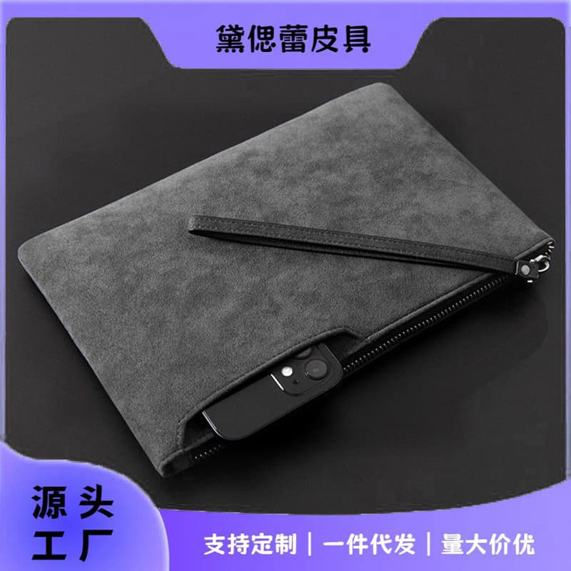 Men's Clutch Bag Business Casual New Handbag Minimalist Phone Coin Purse High-Appearance Niche Wallet Trendy Brand Men