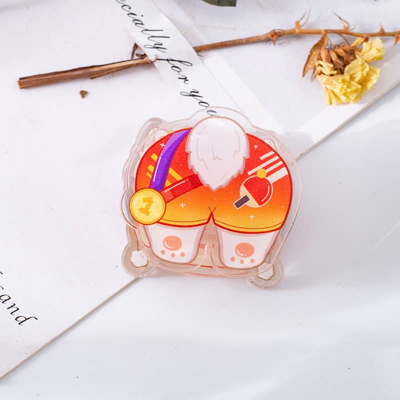Instagram-style acrylic clips for girls, perfect for organizing documents and exam papers. Transparent double-sided PP clips available for customization.