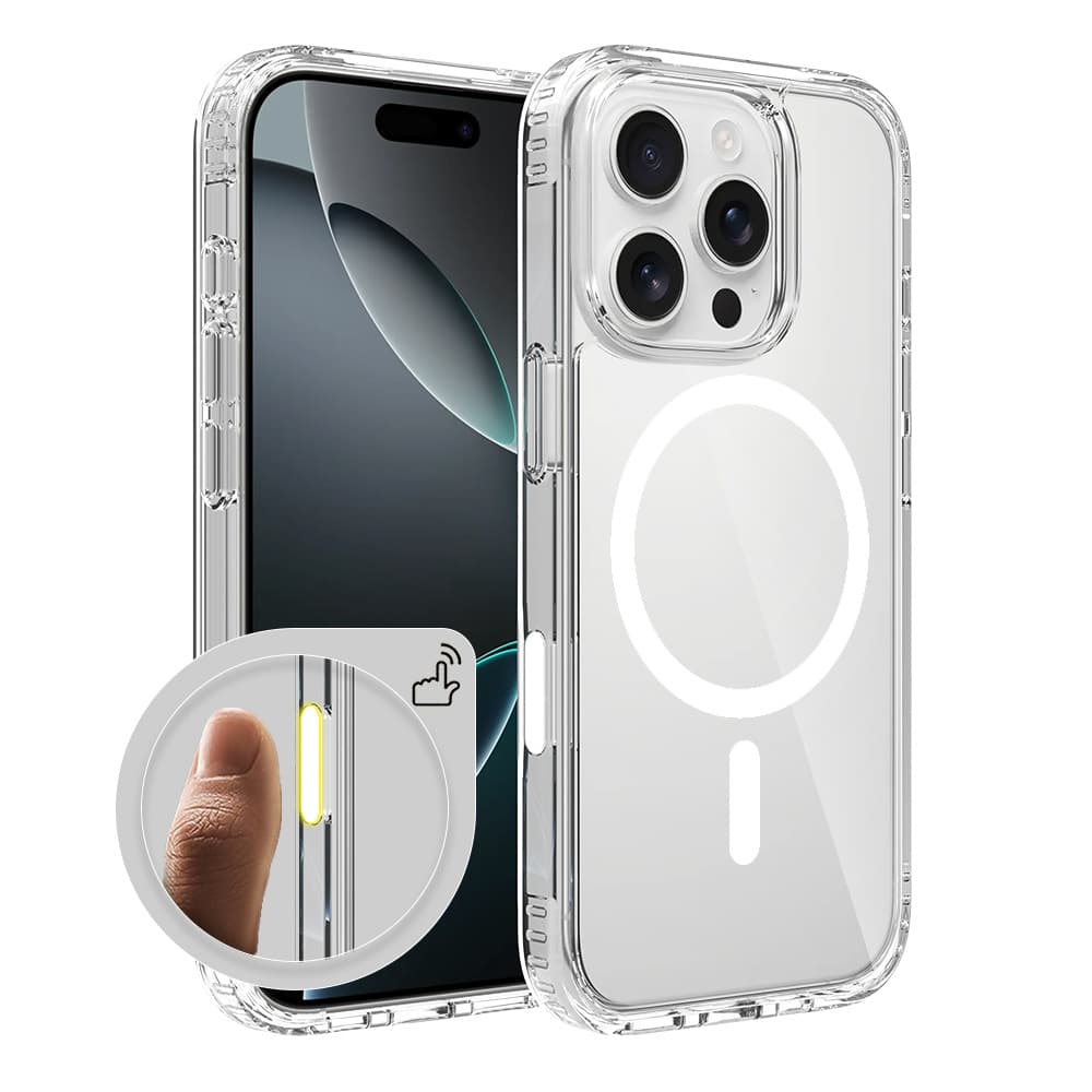 Compatible with iPhone 18 Pro Max Magnetic Phone Case Apple 17 Protective Cover 16 Plus Case 15/13 Anti-Drop 14/12