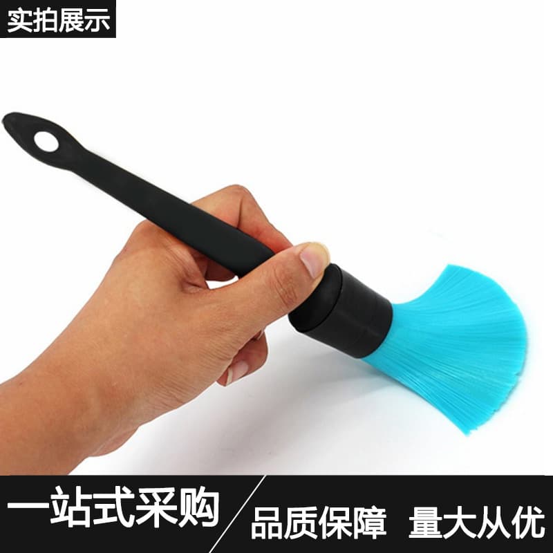 Wheel Hub Cleaning Brush Car Wash Brush Wheel Rim Cleaning Bristle Brush Auto Detailing Beauty Tool Brush Hard Bristle Engine Brush