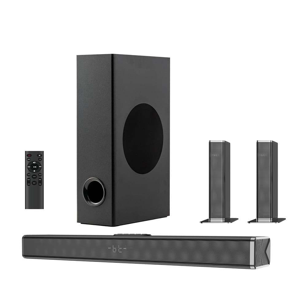 High-Quality 5.1CH Home Theater Living Room Soundbar with Wall-Mountable Subwoofer and Bluetooth