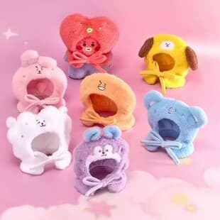 In Stock BTS Plush Lamp Shade - V SUGA JIMIN Concert Light Cover Doll Cape