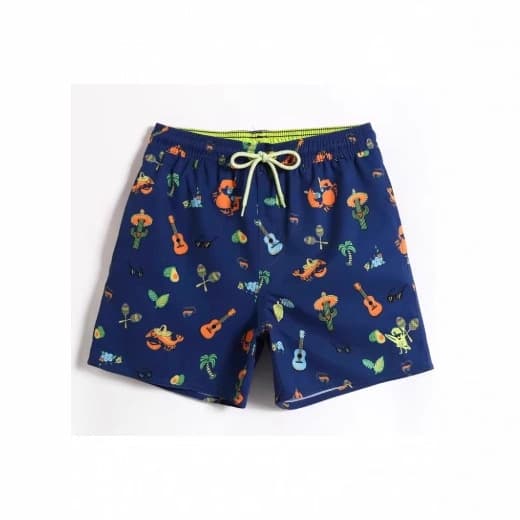 2025 New Hawaiian Pants New Boys Beach Quick Dry 3D Running Sports Fashion Holiday and Casual Shorts