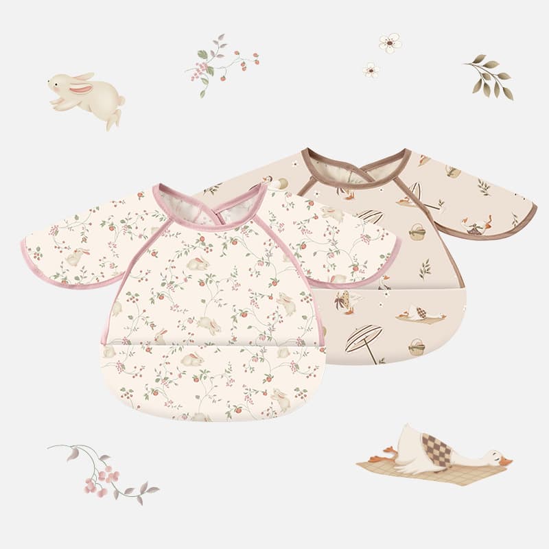 Children's Summer Bib Apron for Boys and Girls, Waterproof Feeding Bib, Korean Style Reversible Apron, Baby & Maternity Products Wholesale