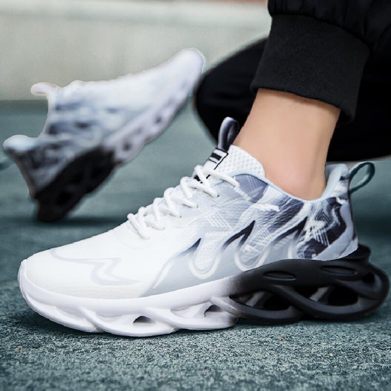 Cross-border Large Size 46 Thick Sole Dad Sneakers Men Casual Sports Shoes Twist Sole Youth Trend Lightweight Running Shoes Men's Shoes
