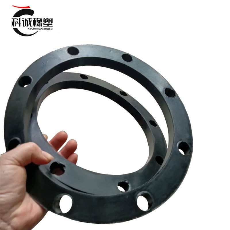 Perforated Flange Rubber Gasket, Rubber Flat Gasket, EPDM Rubber Gasket, Various Rubber Parts, Custom Rubber Shapes