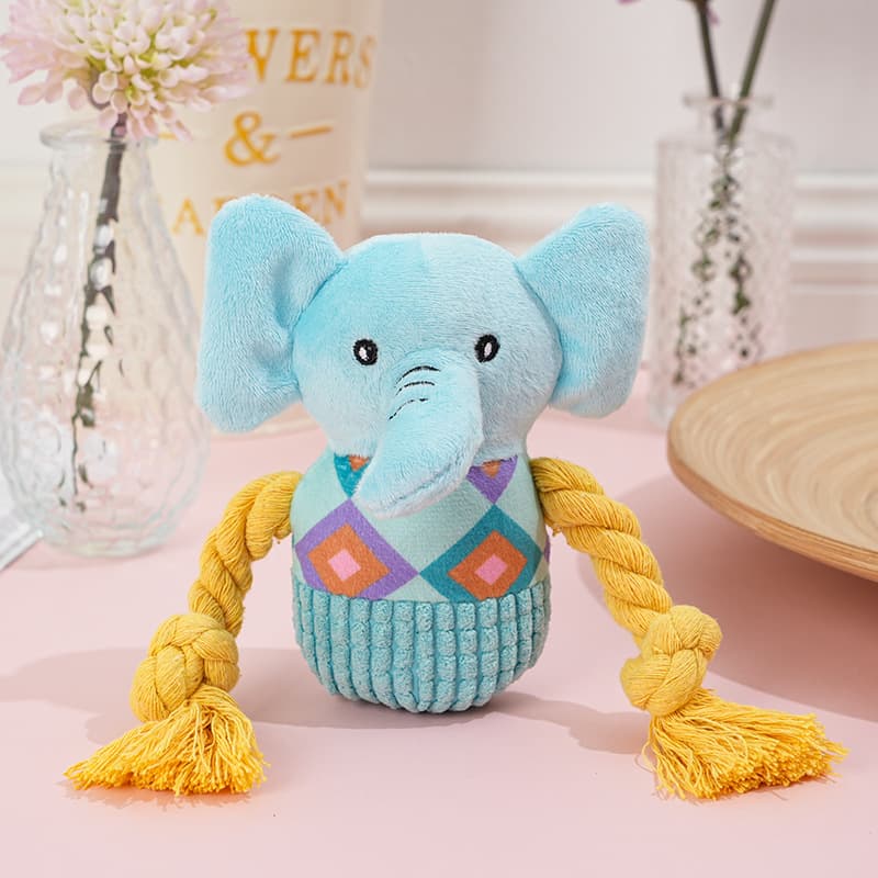 New Dog Squeaky Toy Plush Cat Boredom Relief Toy Small Medium Dog Training Teething Pet Toy