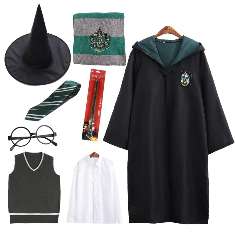 Harry Potter Magic Robe Two-Dimensional Cos Costume Halloween Robe School Uniform Anime Cape Cloak