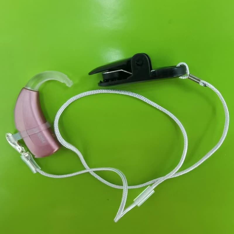 Hearing aid anti-lost rope for the elderly behind-the-ear machine ear-hook safety rope to prevent falling and loss special protection fixed clip