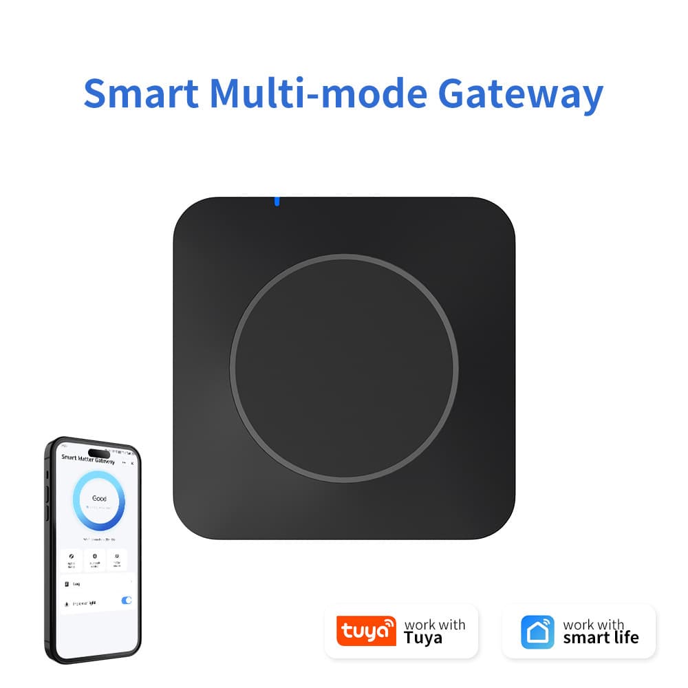 Tuya Zigbee Multi-Mode Gateway Wireless Bluetooth Dual-Mode Gateway for Tuya Smart Home Automation Remote Control