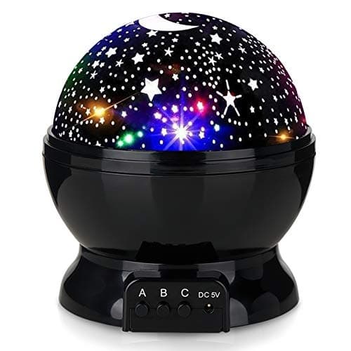 LED Colorful Dreamy Auto-Rotating Starry Sky Lamp Night Light USB Star Projector Small Desk Lamp Night Light Cross-Border