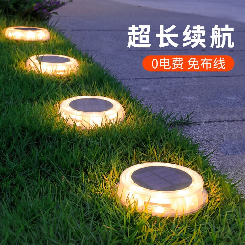 Solar In-Ground Light Outdoor Garden Decorative Light Lawn Light Landscape Light Fully Transparent Design