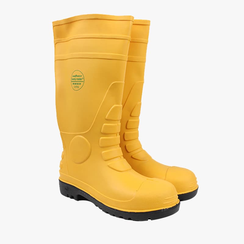 Lyle SFF-2-19 Anti-smash Rain Boots Anti-puncture SL-2-19 Yellow European CE Certified Chemical Boots Fire Boots