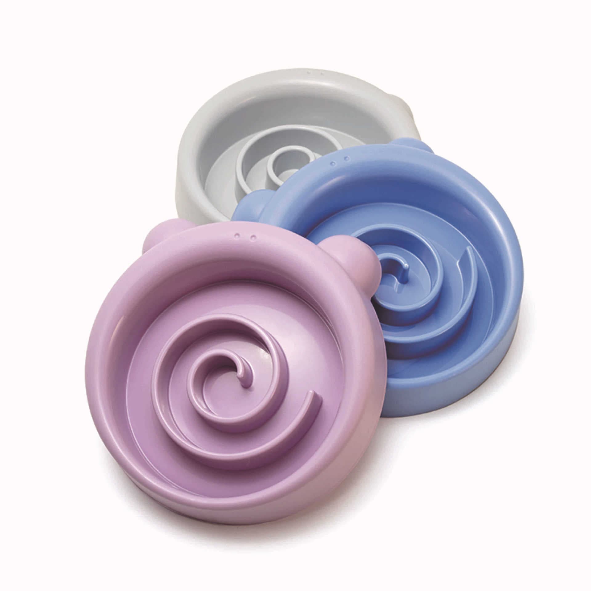 Dog Slow Feeder Bowl, Anti-Slip Cat Bowl, Anti-Choke Slow Eating Pet Bowl, Small to Medium Dog Anti-Slip Food Bowl, Tip-Proof Food Bowl