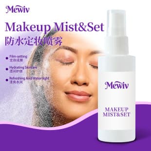 Mewiv Cross-border Setting Spray, Matte, Dewy, Oil-control, Non-smudge, Non-tight, Waterproof, Long-lasting