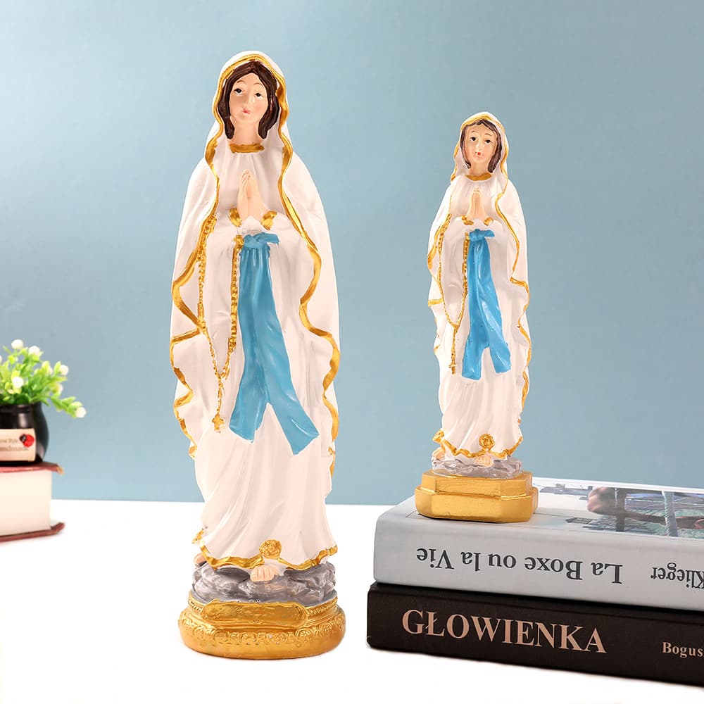 Cross-border Christmas Resin Ornament Praying Hands Christmas Home Decoration Desktop Resin Craft Wholesale Hot Selling