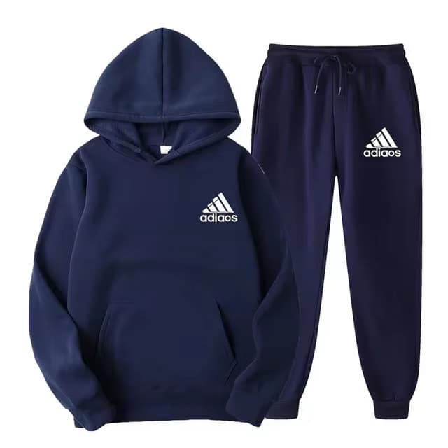 2025 Hoodie Set Cross-border Export Men's and Women's Same Style Autumn/Winter Loose Hooded Sports Pullover Men's Hoodie Set