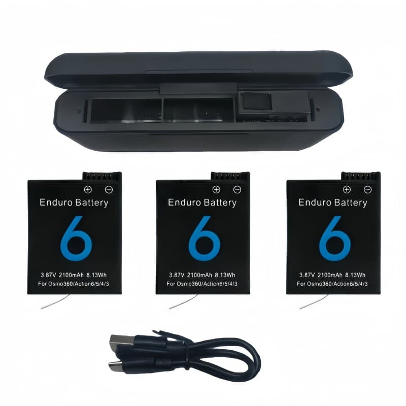 Compatible with DJI Action 6 Battery, Action 5 Pro, Action 4, Long-Life DJI Action Camera Battery
